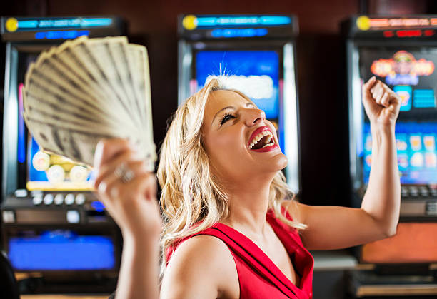 Blackjack dealer dealing cards at live table